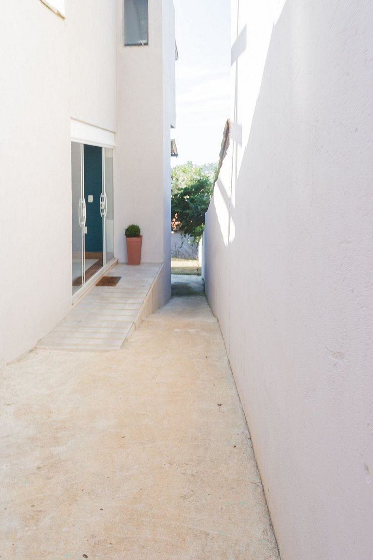 Vista, jardin y área de recreacion - Búzios