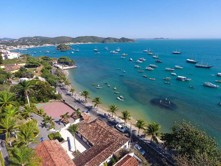 Encanto e conforto à beira da Orla Bardot-Búzios