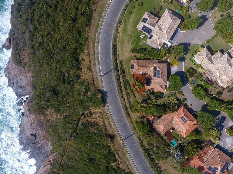 Casa em Búzios com vista deslumbrante