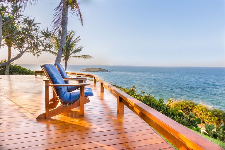 Casa em Búzios com vista deslumbrante