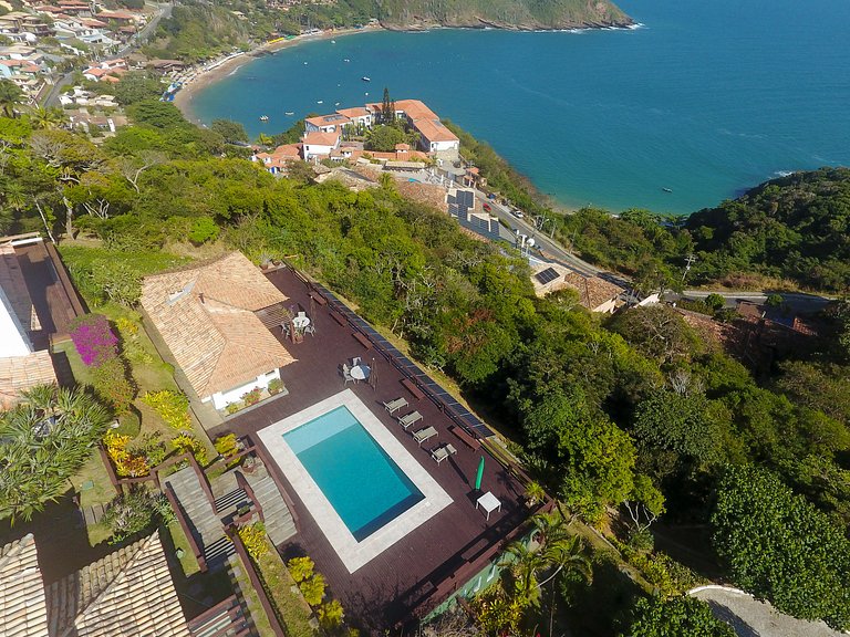 Casa em Búzios com vista deslumbrante
