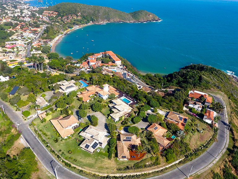 Casa em Búzios com vista deslumbrante