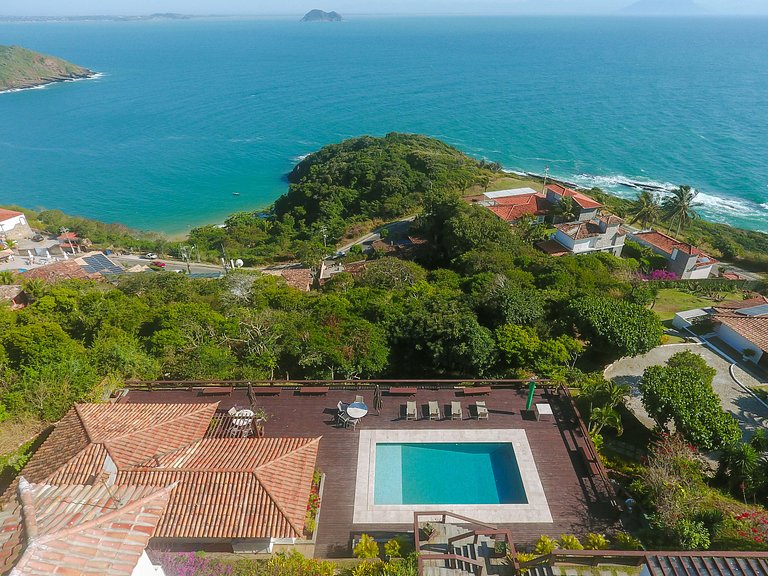 Casa em Búzios com vista deslumbrante