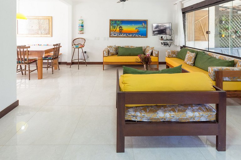 Casa em condomínio a 100m do canto esquerdo de Geribá