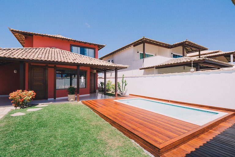 House in Búzios - backyard and barbecue