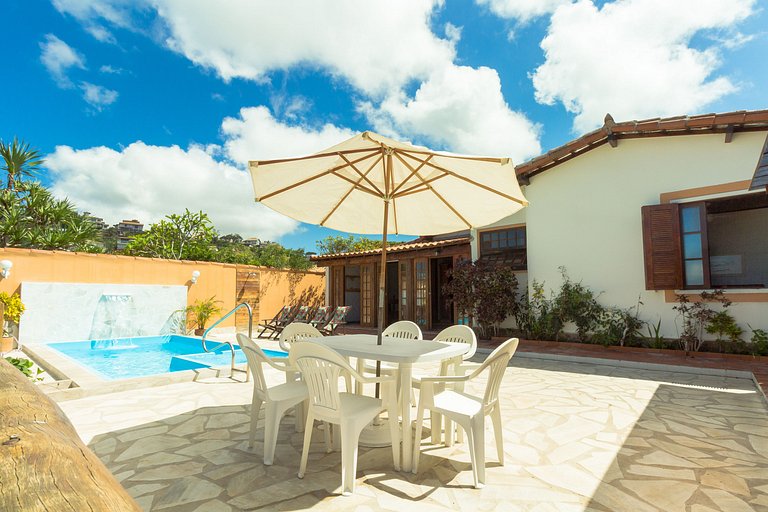 Aconchegante Casa Pé na Areia Geribá - Búzios