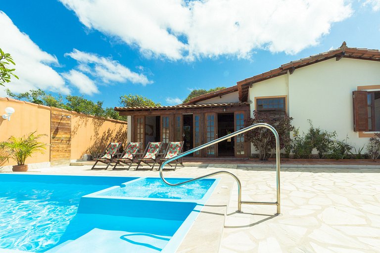 Aconchegante Casa Pé na Areia Geribá - Búzios