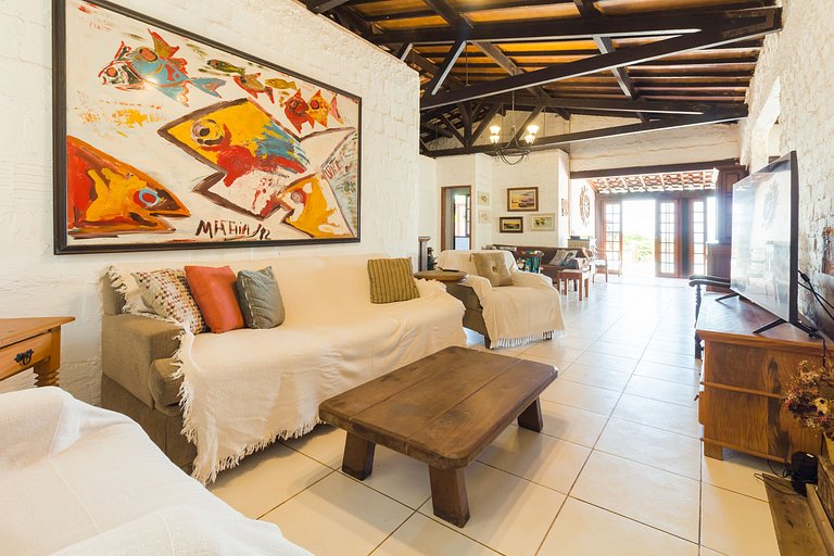 Casa colonial a la beira del mar Geribá - Búzios