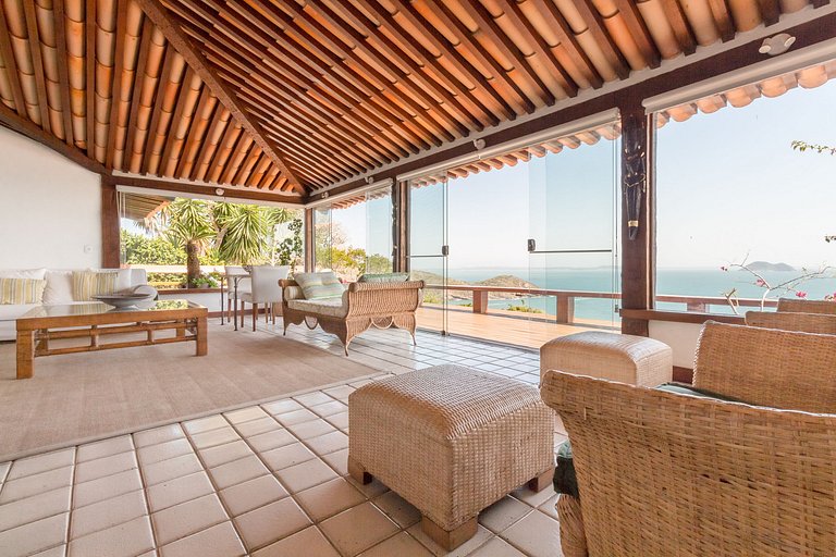 Casa Incrível em Búzios - Vista Mar e Pôr do Sol