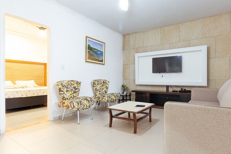Amplo flat no Centro de Búzios