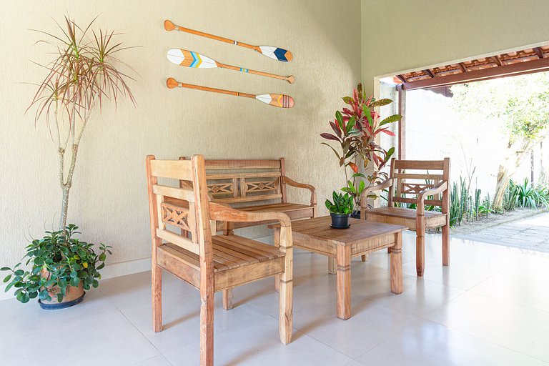 Bela casa de praia sossegada no Centro de Búzios