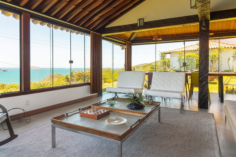 Casa com vista fascinante em Búzios
