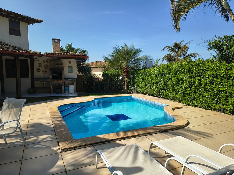 Vista, piscina privativa e 4 suítes em Geribá