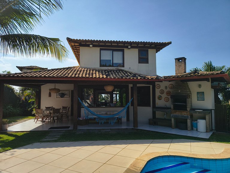 Vista, piscina privativa e 4 suítes em Geribá