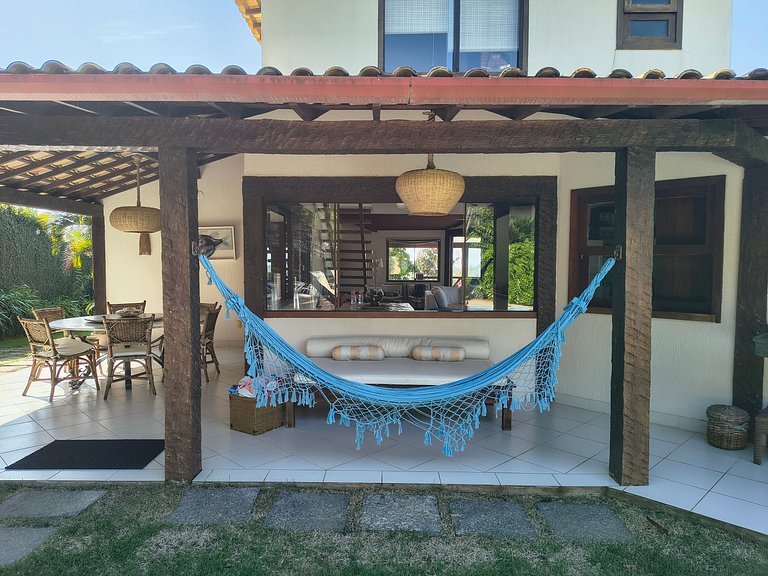 Vista, piscina privativa e 4 suítes em Geribá