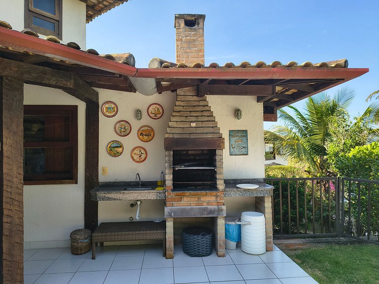 Vista, piscina privativa e 4 suítes em Geribá